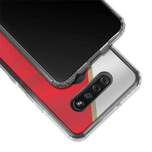 Peru Soccer Flag LG K51/Q51 Clear Case